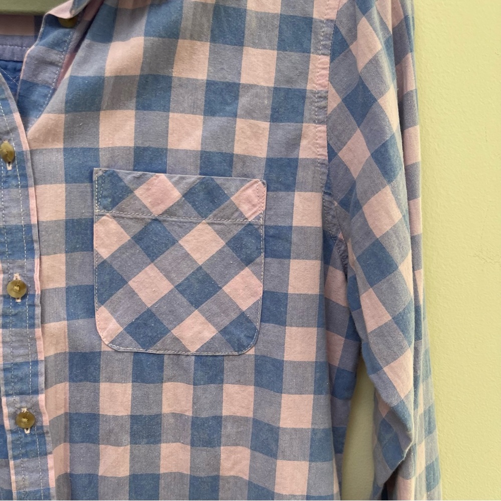 American Eagle Checkered Button Up - image 3